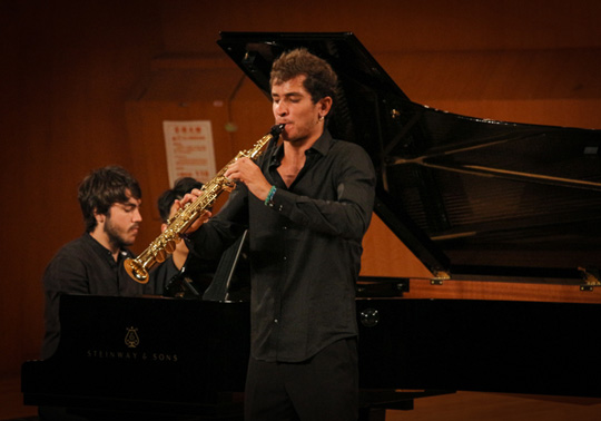 Pablo González Balaguer, saxofón. Manuel Borraaz Monasterio, piano. Conciertos de Otoño. 01/10/2019. C: M. Rector Peset. 19.00h